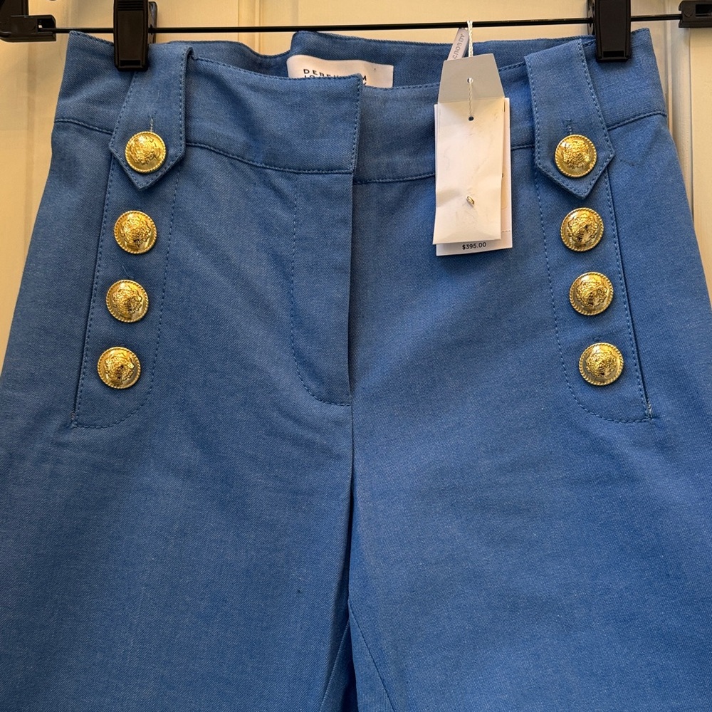 Derek Lam Io Crosby Denim Blue Pants - Picture 4 of 9